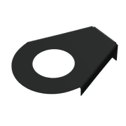 Wall Hung Basin Bracket Black gallery detail image