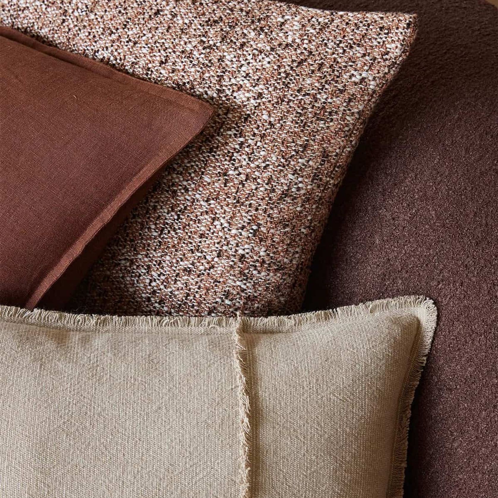 Weave Home Adela Cushion - Cashmere  | Linen Blend gallery detail image