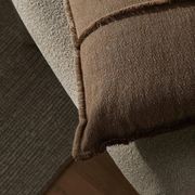 Weave Home Adela Cushion - Cocoa | Linen Blend gallery detail image