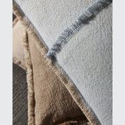 Weave Home Adela Cushion - Cocoa | Linen Blend gallery detail image