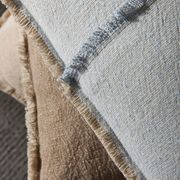 Weave Home Adela Cushion - Cocoa | Linen Blend gallery detail image