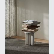 Weave Home Adela Cushion - Cocoa | Linen Blend gallery detail image