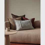 Weave Home Adela Cushion - Cocoa | Linen Blend gallery detail image