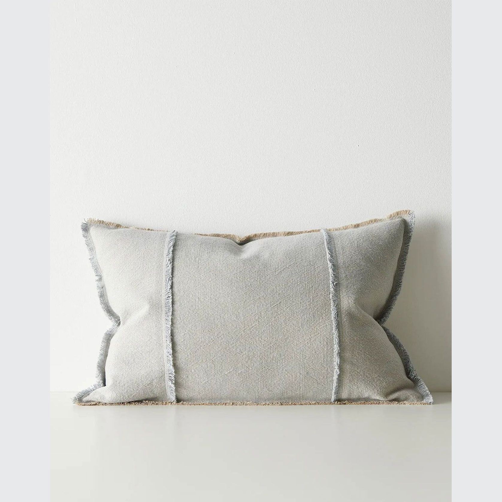 Weave Home Adela Cushion - Haze | Linen Blend gallery detail image