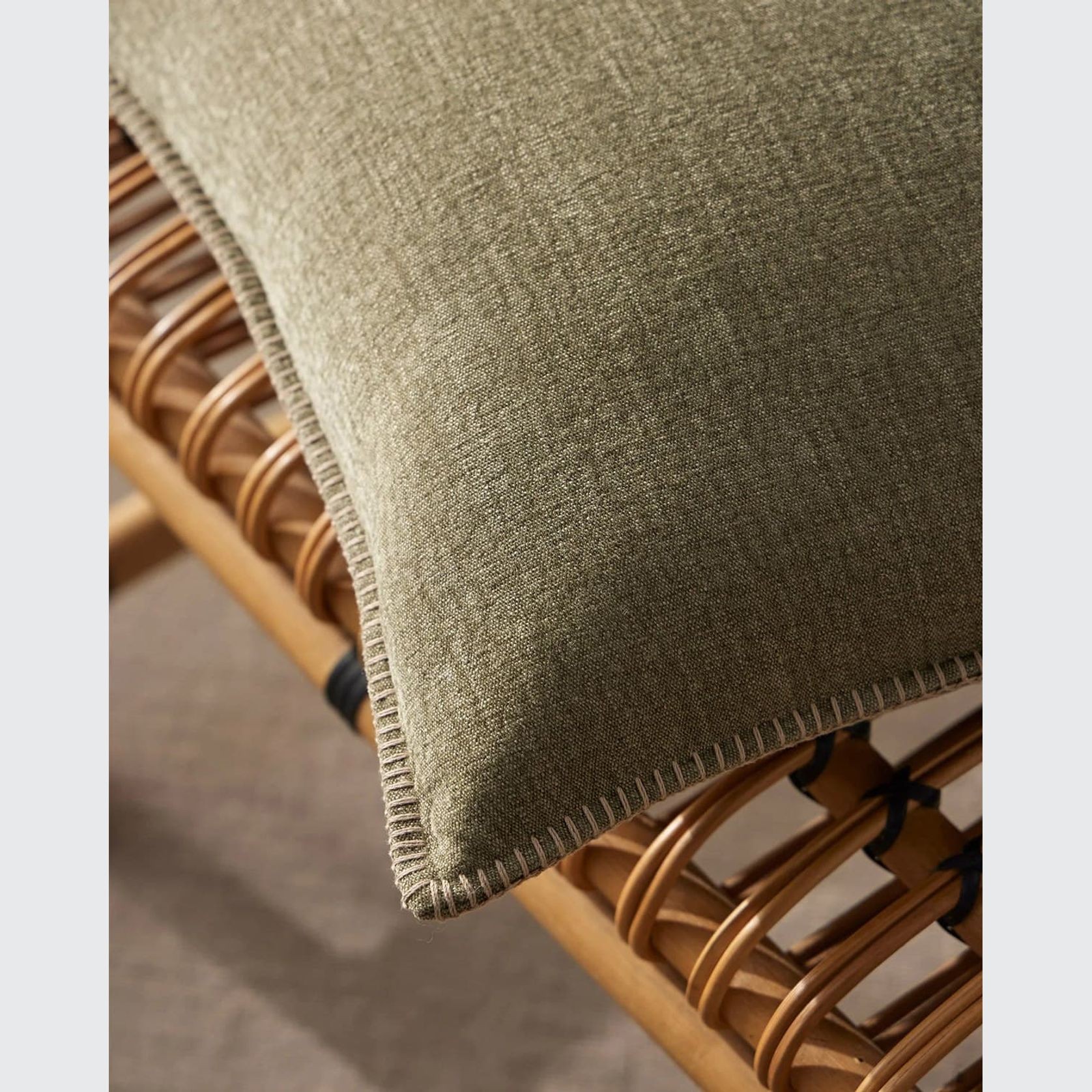 Weave Home  Alba Cushion - Moss gallery detail image