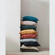 Weave Home European Linen Como Cushion - Amber | Three Sizes gallery detail image