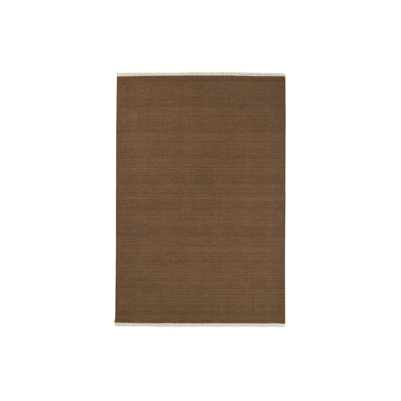 Weave Fabien 100% Wool Floor Rug  - Bark gallery detail image
