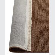 Weave Fabien 100% Wool Floor Rug  - Bark gallery detail image