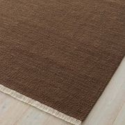 Weave Fabien 100% Wool Floor Rug  - Bark gallery detail image