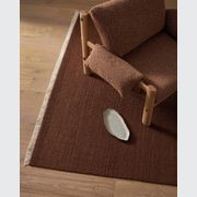 Weave Fabien 100% Wool Floor Rug  - Bark gallery detail image