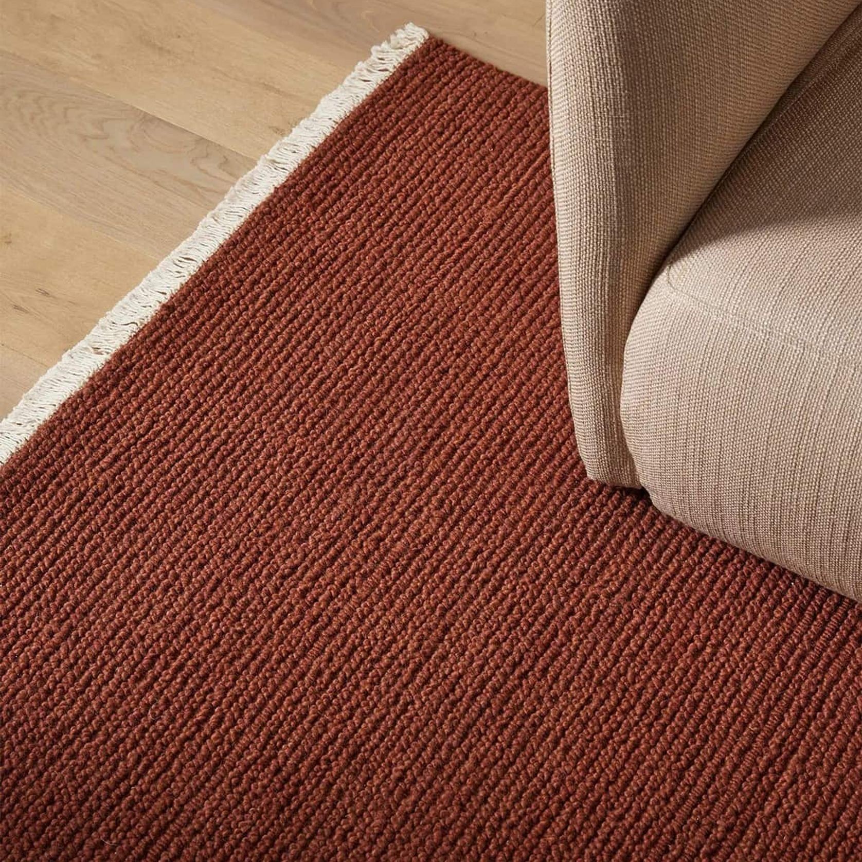 Weave Fabien 100% Wool Floor Rug - Ember gallery detail image