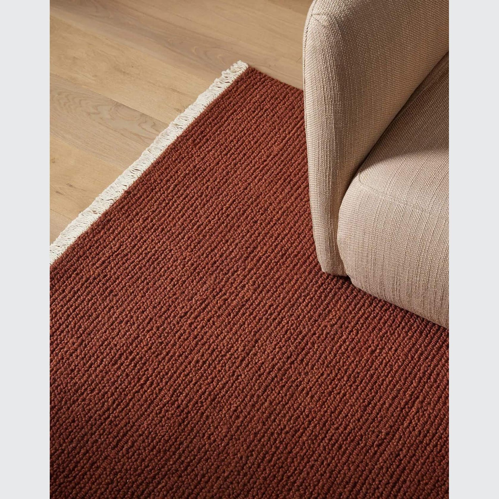 Weave Fabien 100% Wool Floor Rug - Ember gallery detail image