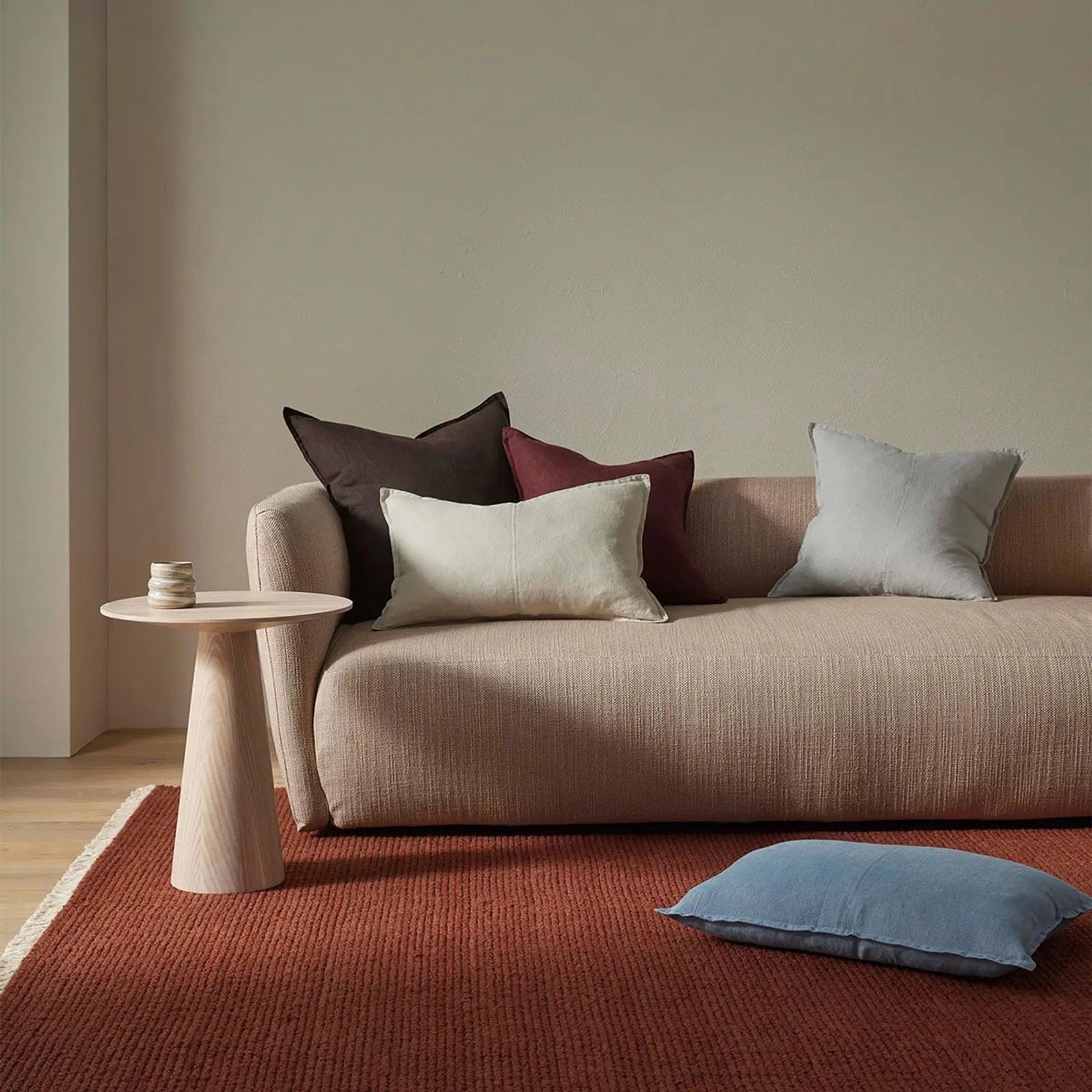 Weave Fabien 100% Wool Floor Rug - Ember gallery detail image