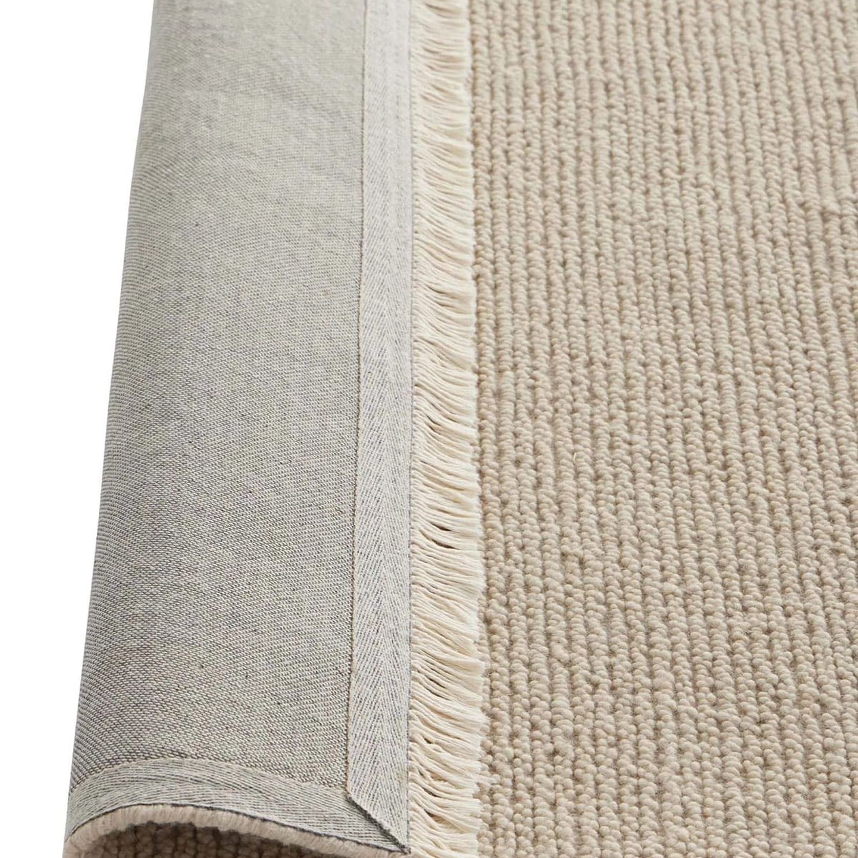 Weave Fabien 100% Wool Floor Rug - Stone gallery detail image