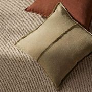 Weave Fabien 100% Wool Floor Rug - Stone gallery detail image