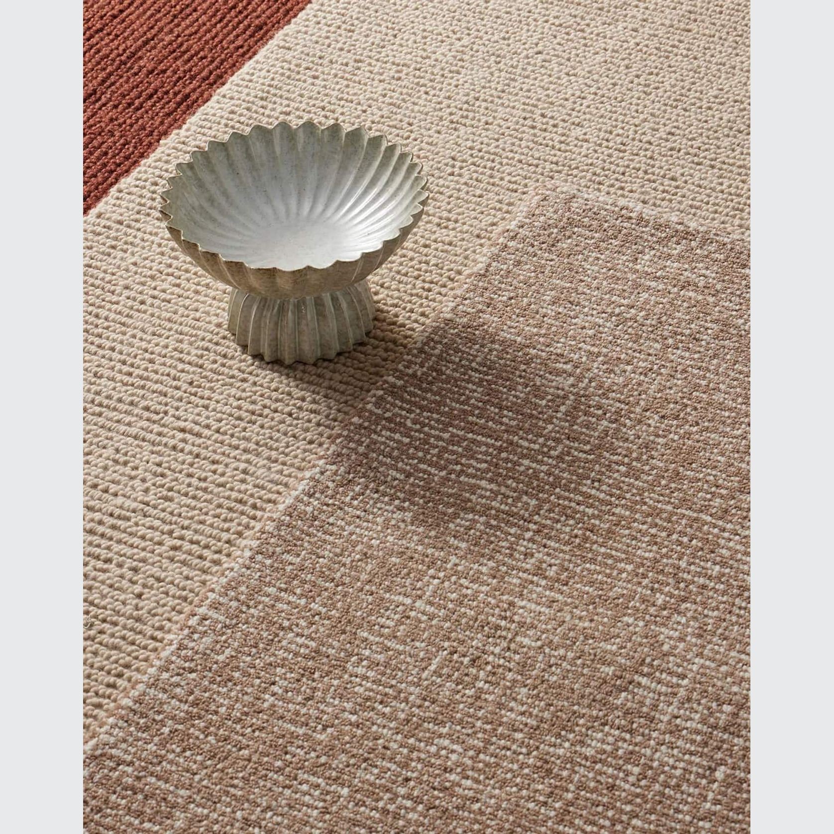 Weave Fabien 100% Wool Floor Rug - Stone gallery detail image