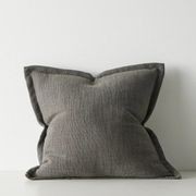 Weave Home Figlio Cushion  - Graphite  | 50 x 50cm gallery detail image