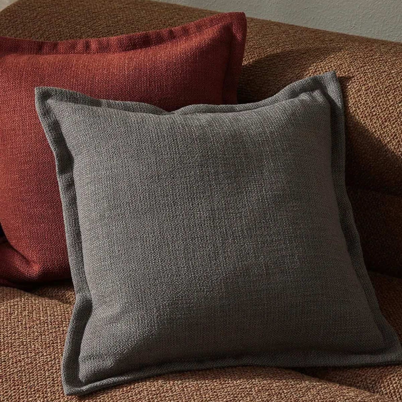 Weave Home Figlio Cushion  - Graphite  | 50 x 50cm gallery detail image