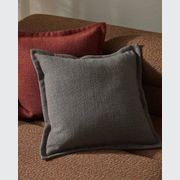 Weave Home Figlio Cushion  - Graphite  | 50 x 50cm gallery detail image