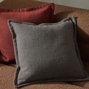 Weave Home Figlio Cushion  - Graphite  | 50 x 50cm gallery detail image
