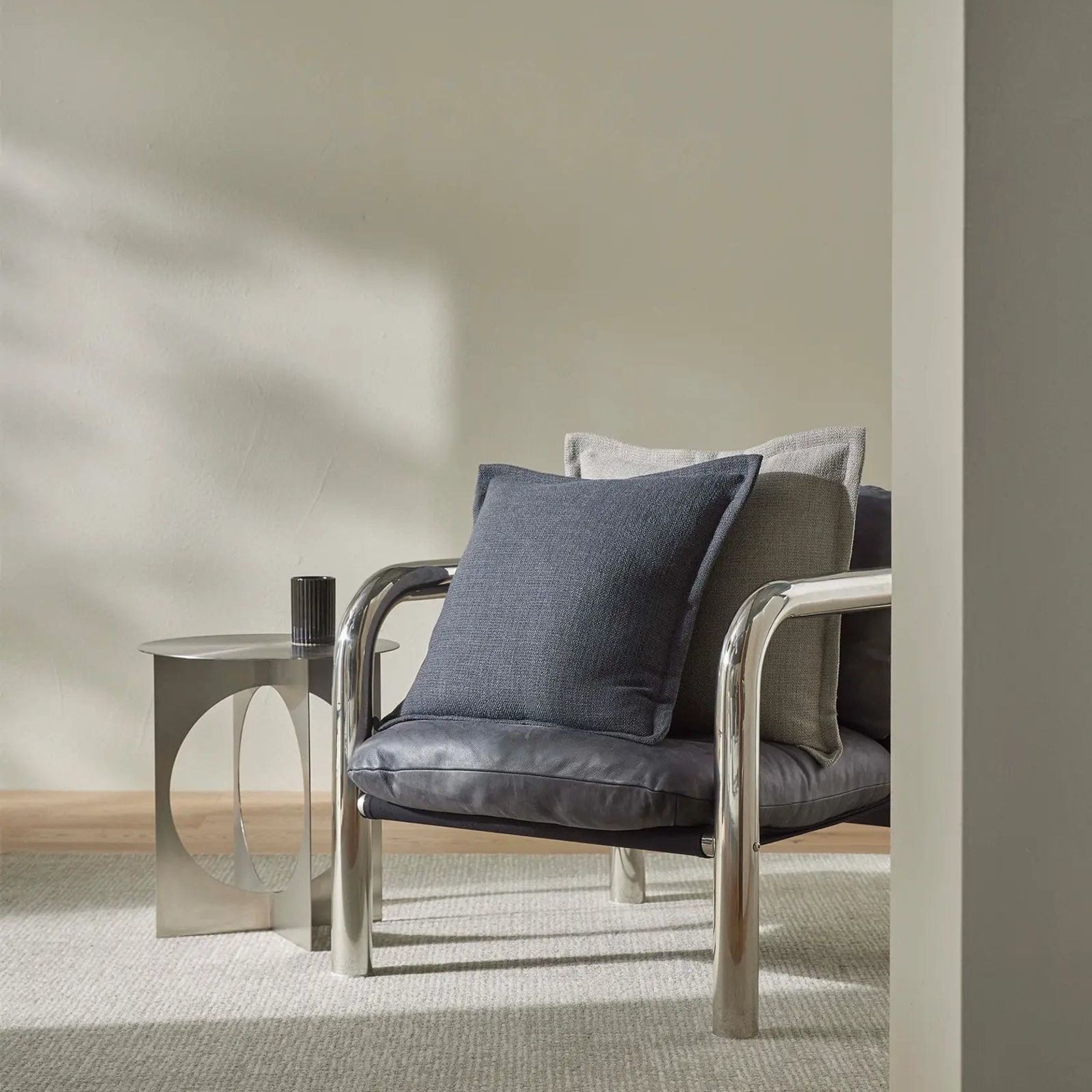 Weave Home Figlio Cushion- Midnight | 50 x 50cm gallery detail image