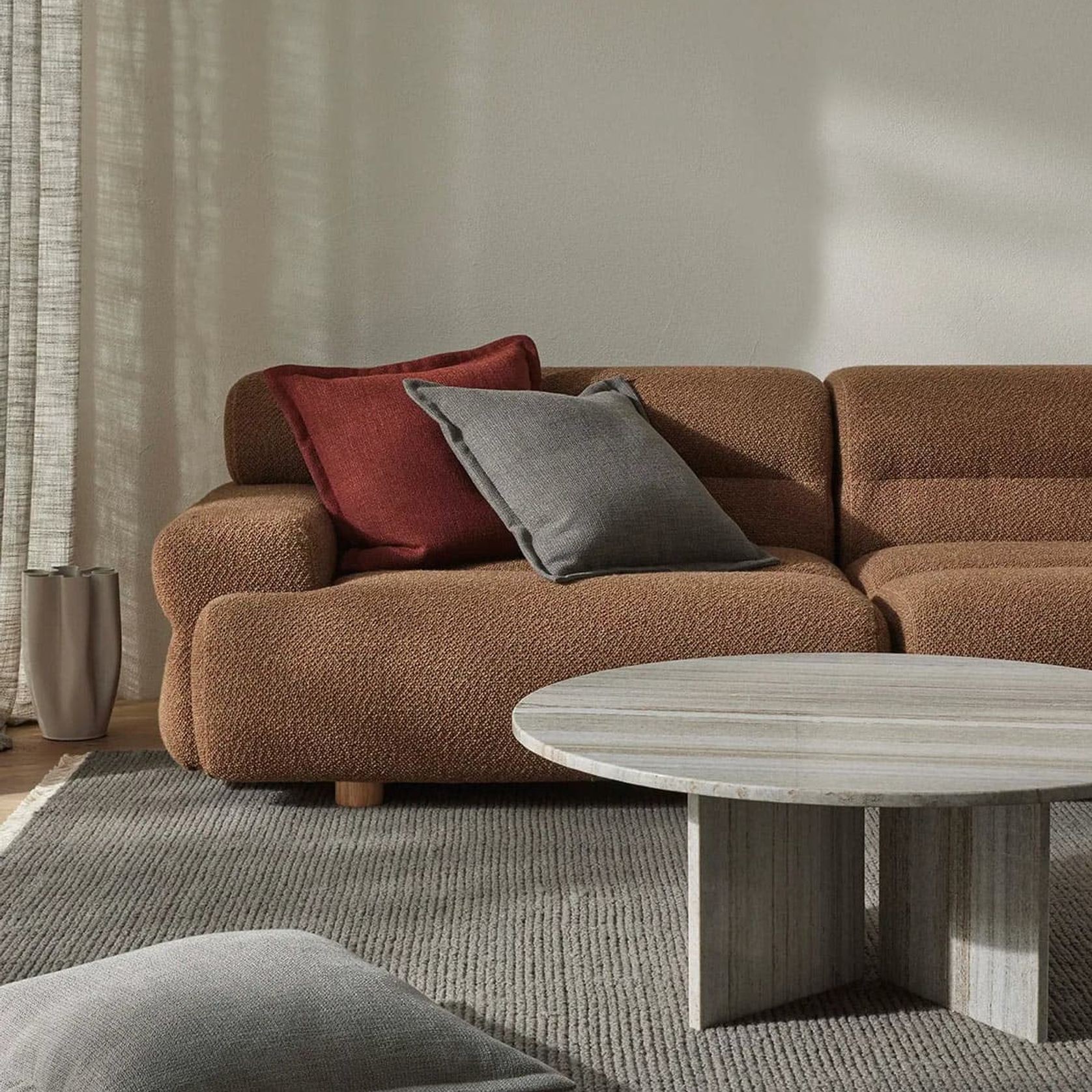 Weave Home Figlio Cushion - Paprika  | 50 x 50cm gallery detail image