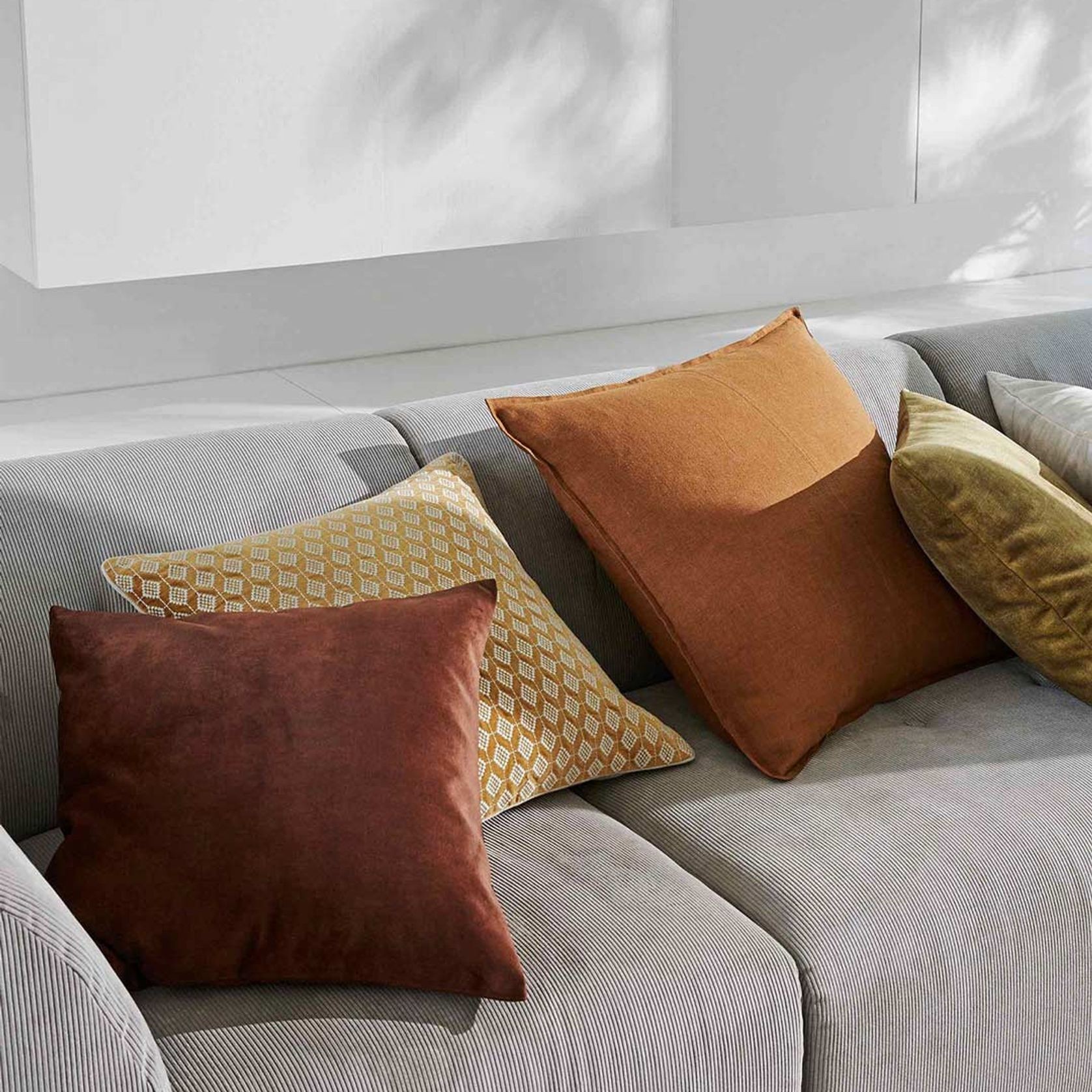 Weave Home European Linen Como Cushion - Spice | Three Sizes gallery detail image