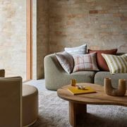 Weave Home European Linen Como Cushion - Tobacco | Three Sizes gallery detail image