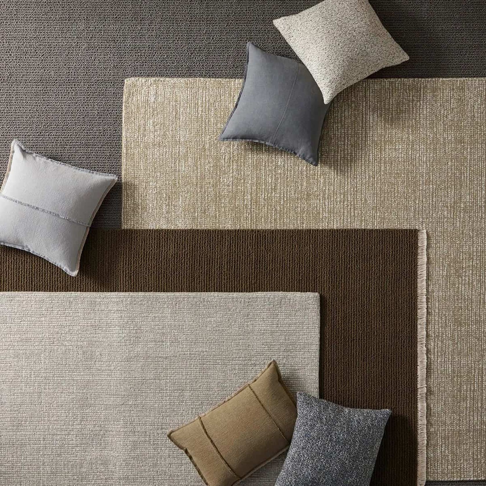 Weave Kaia 100% NZ Wool Floor Rug - Mist gallery detail image