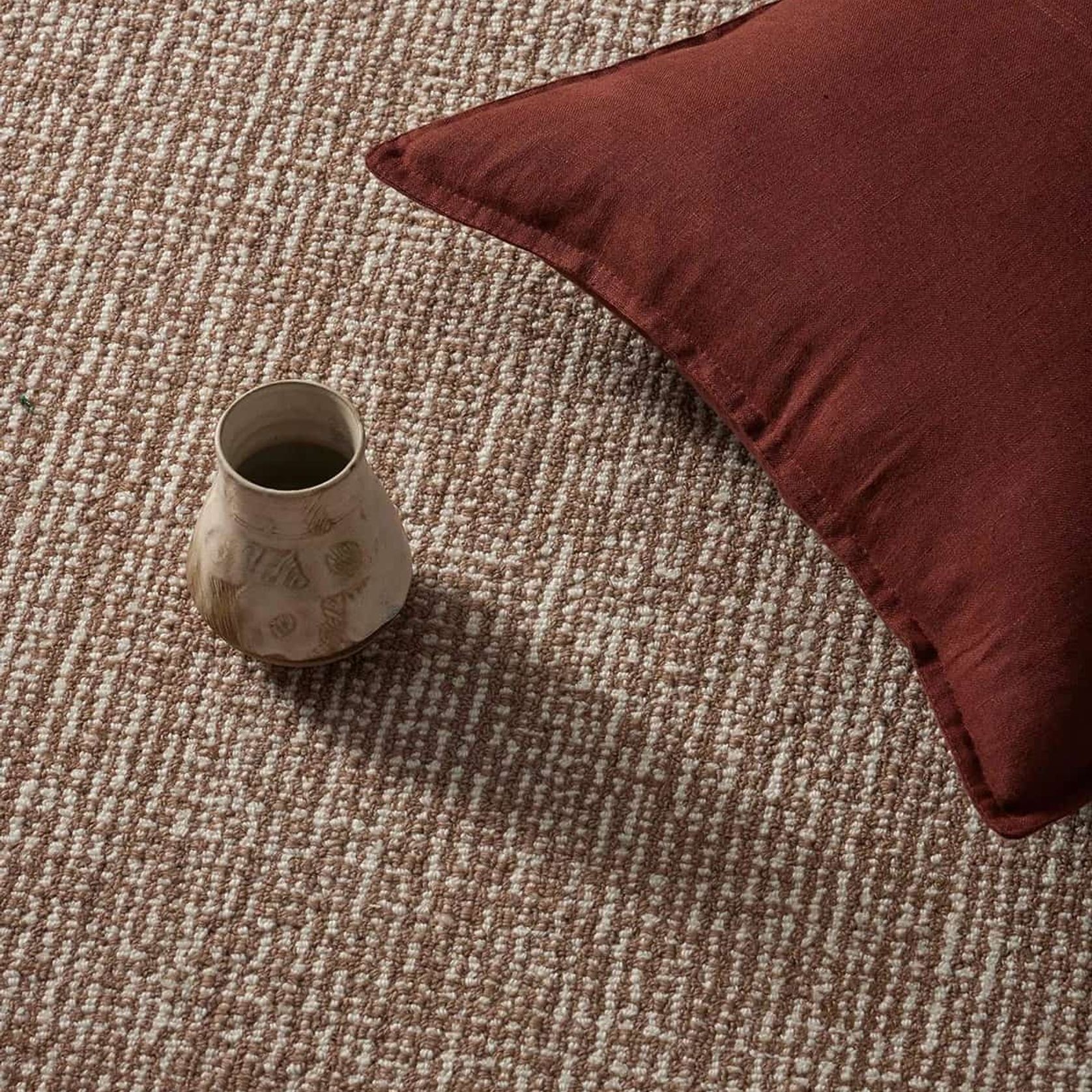 Weave Kaia 100% NZ Wool Floor Rug - Mocha gallery detail image