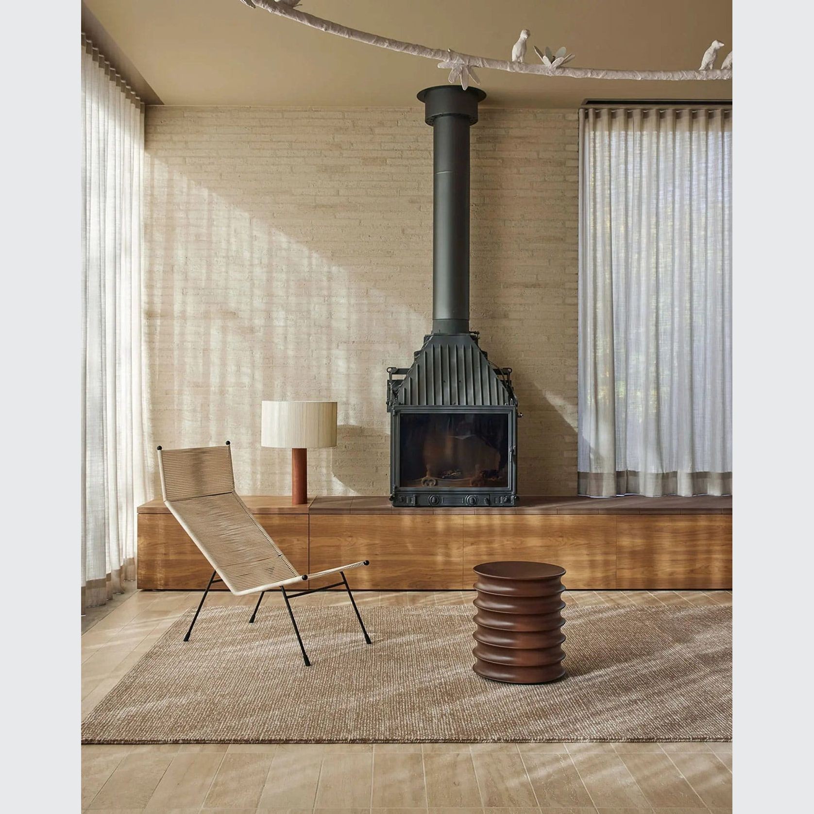 Weave Kaia 100% NZ Wool Floor Rug - Mocha gallery detail image