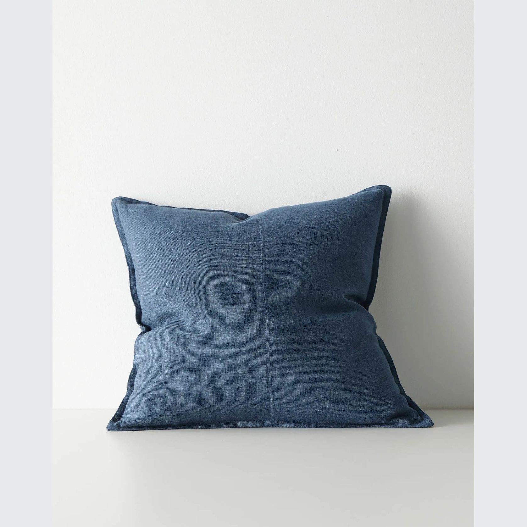 Weave European Linen Como Cushion - Atlantic | Three Sizes gallery detail image