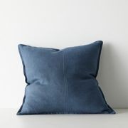 Weave European Linen Como Cushion - Atlantic | Three Sizes gallery detail image
