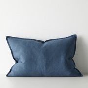 Weave European Linen Como Cushion - Atlantic | Three Sizes gallery detail image