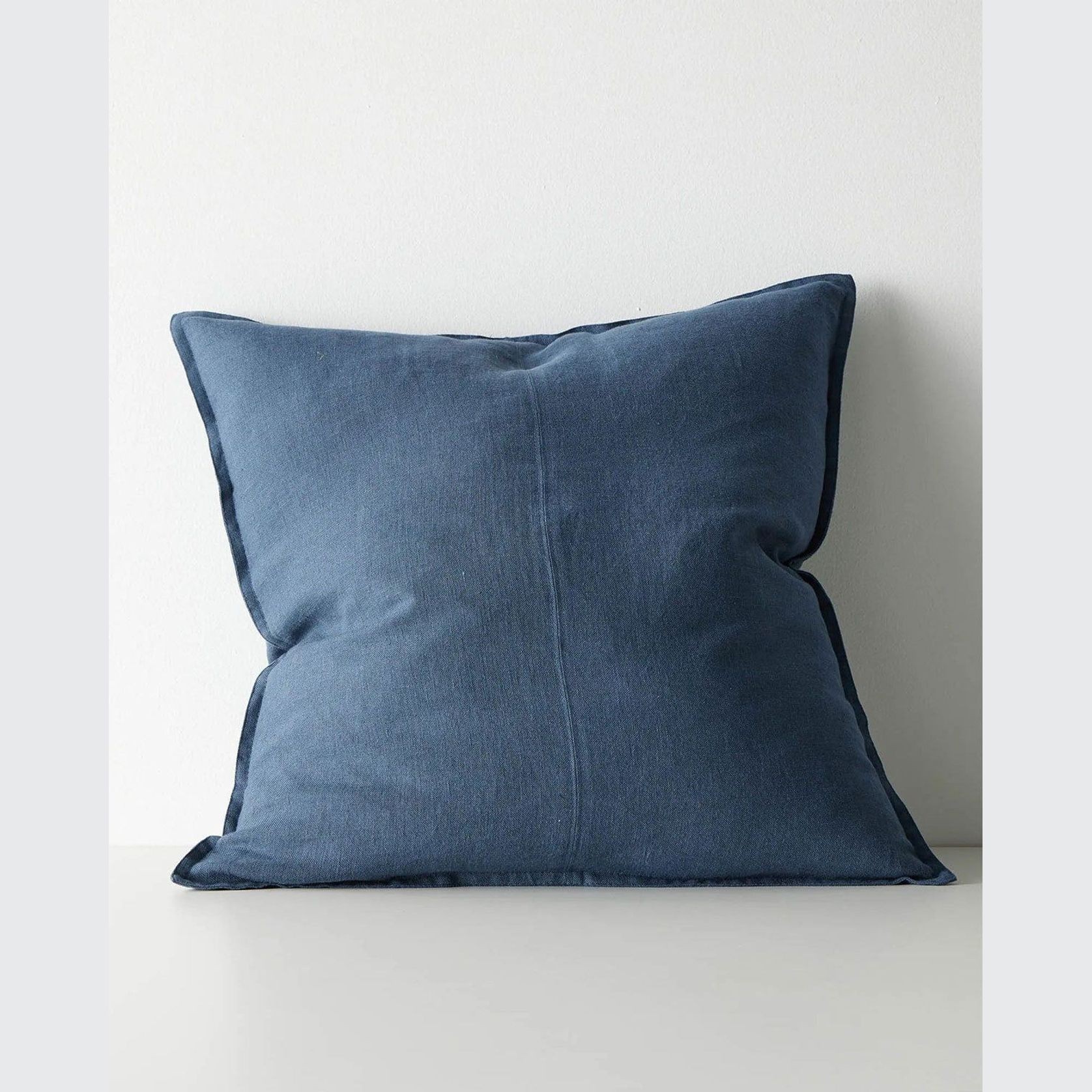 Weave European Linen Como Cushion - Atlantic | Three Sizes gallery detail image