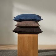 Weave European Linen Como Cushion - Atlantic | Three Sizes gallery detail image