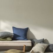 Weave European Linen Como Cushion - Atlantic | Three Sizes gallery detail image