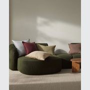 Weave European Linen  Como Cushion - Sandstone | Three Sizes gallery detail image