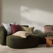 Weave European Linen  Como Cushion - Sandstone | Three Sizes gallery detail image