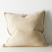 Weave European Linen  Como Cushion - Sandstone | Three Sizes gallery detail image