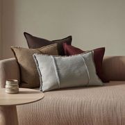 Weave European Linen Como Cushion - Garnet  | Three Sizes gallery detail image