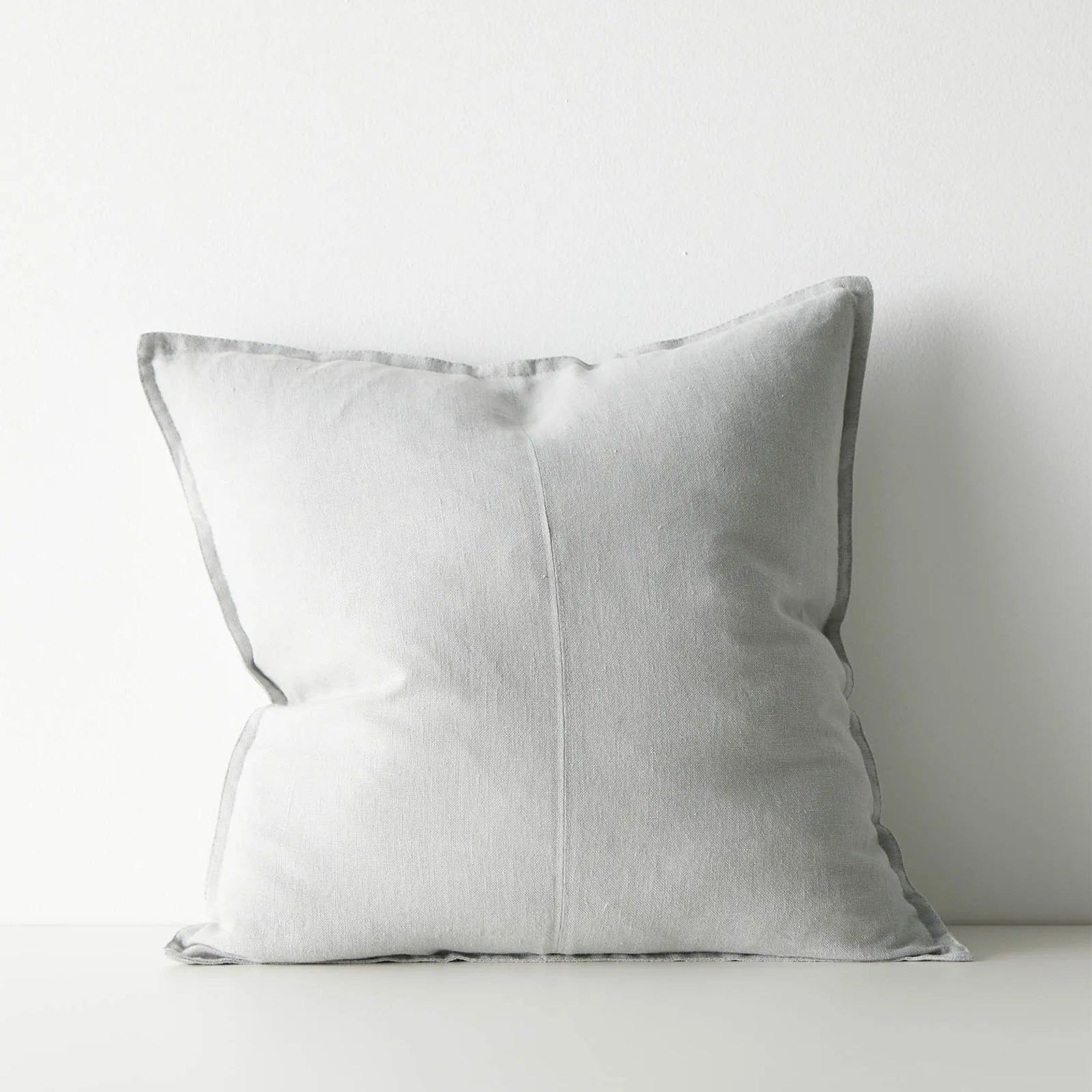 Weave European Linen Como Cushion - Haze | Three Sizes gallery detail image