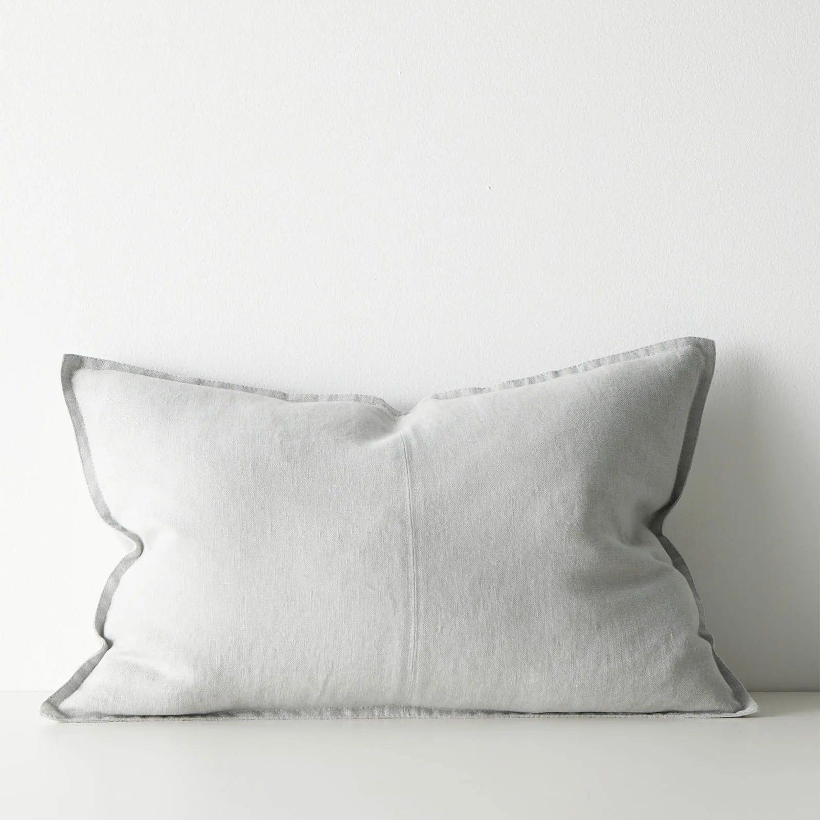 Weave European Linen Como Cushion - Haze | Three Sizes gallery detail image