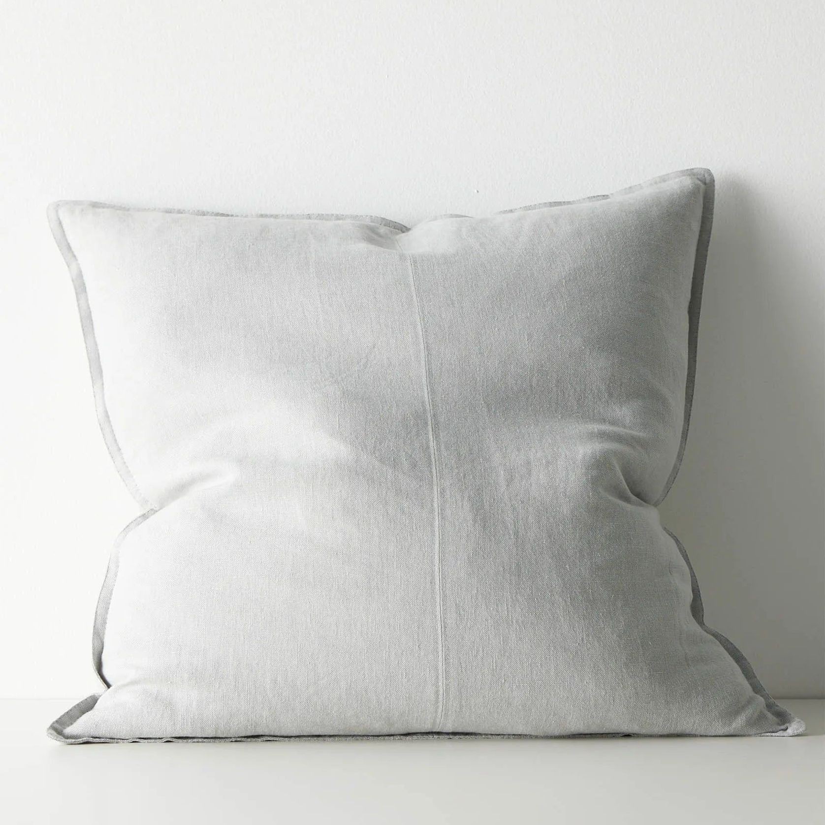 Weave European Linen Como Cushion - Haze | Three Sizes gallery detail image