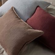 Weave European Linen Como Cushion - Haze | Three Sizes gallery detail image