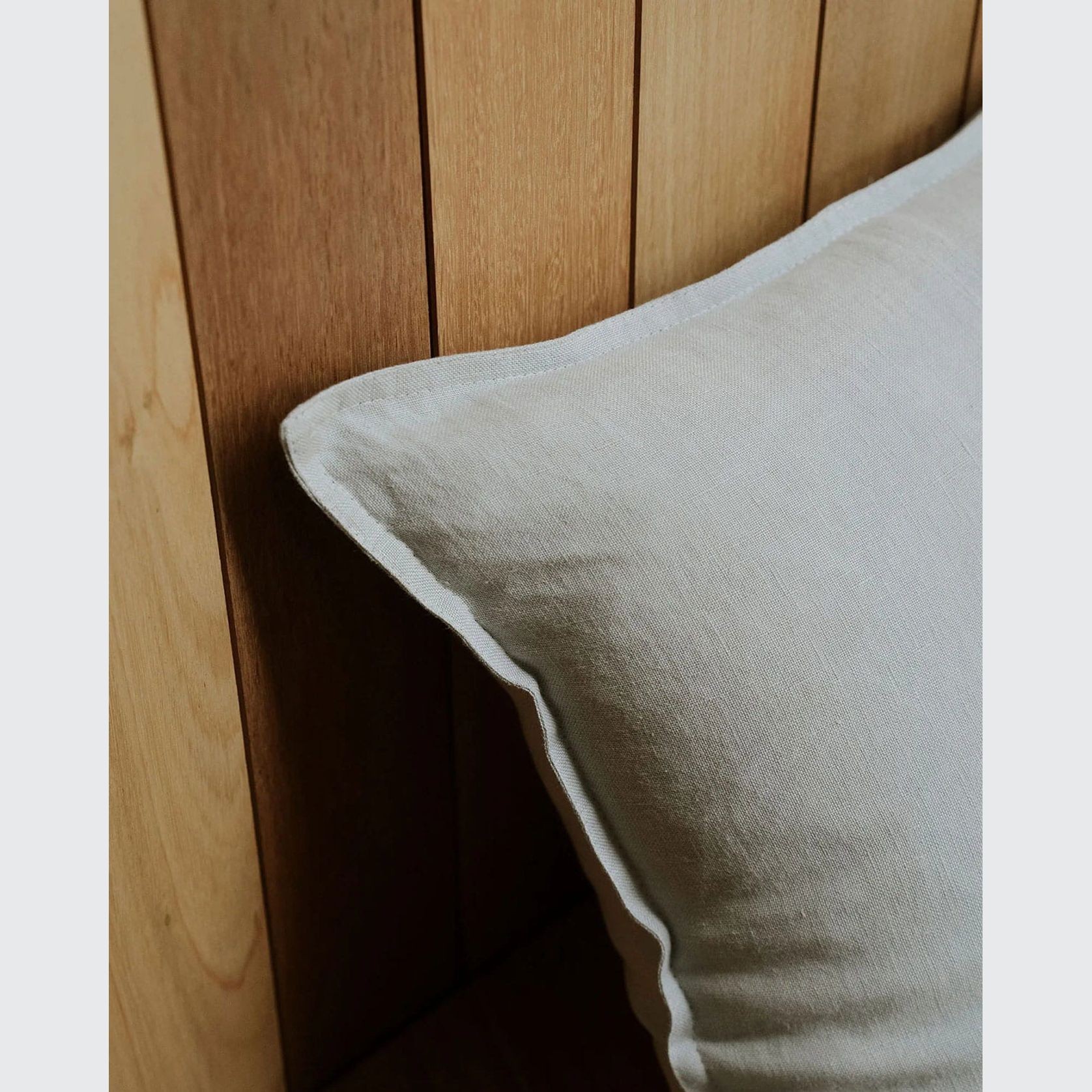 Weave European Linen Como Cushion - Haze | Three Sizes gallery detail image
