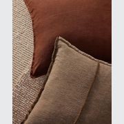 Weave European Linen Como Cushion - Henna | Three Sizes gallery detail image