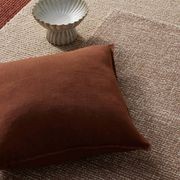 Weave European Linen Como Cushion - Henna | Three Sizes gallery detail image