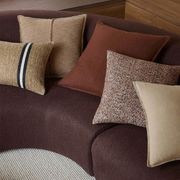 Weave European Linen Como Cushion - Henna | Three Sizes gallery detail image