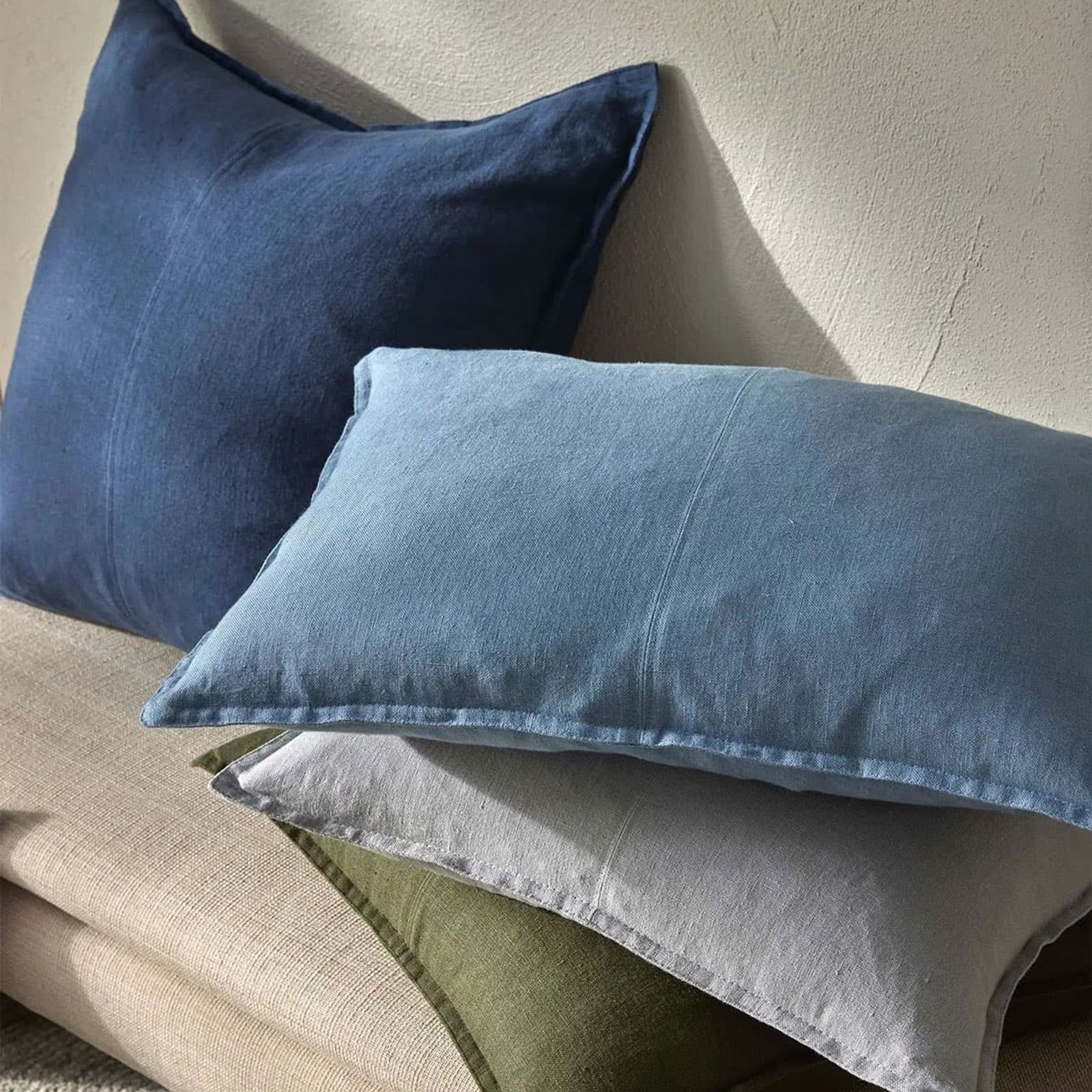 Weave European LinenComo Cushion - Horizon | Three Sizes gallery detail image